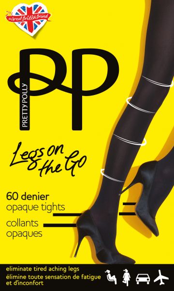 Pretty Polly Legs on the Go - Heltäckande strumpbyxa med inbyggd kompression