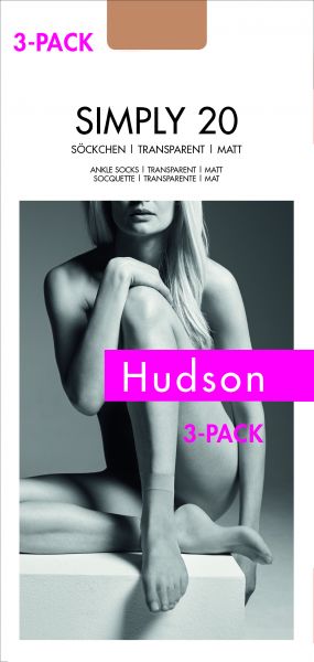 Hudson - 3 par tunna sockor Simply 20